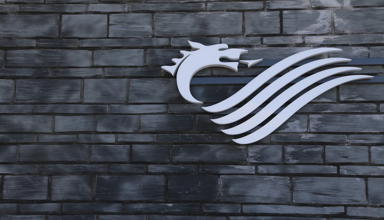 Ddraig ar wal Llechen